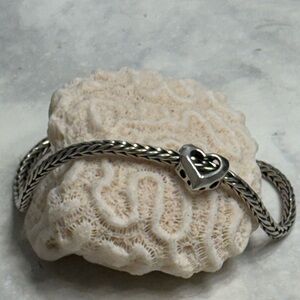 Trollbeads Sterling Inside Love Silver Heart Charm